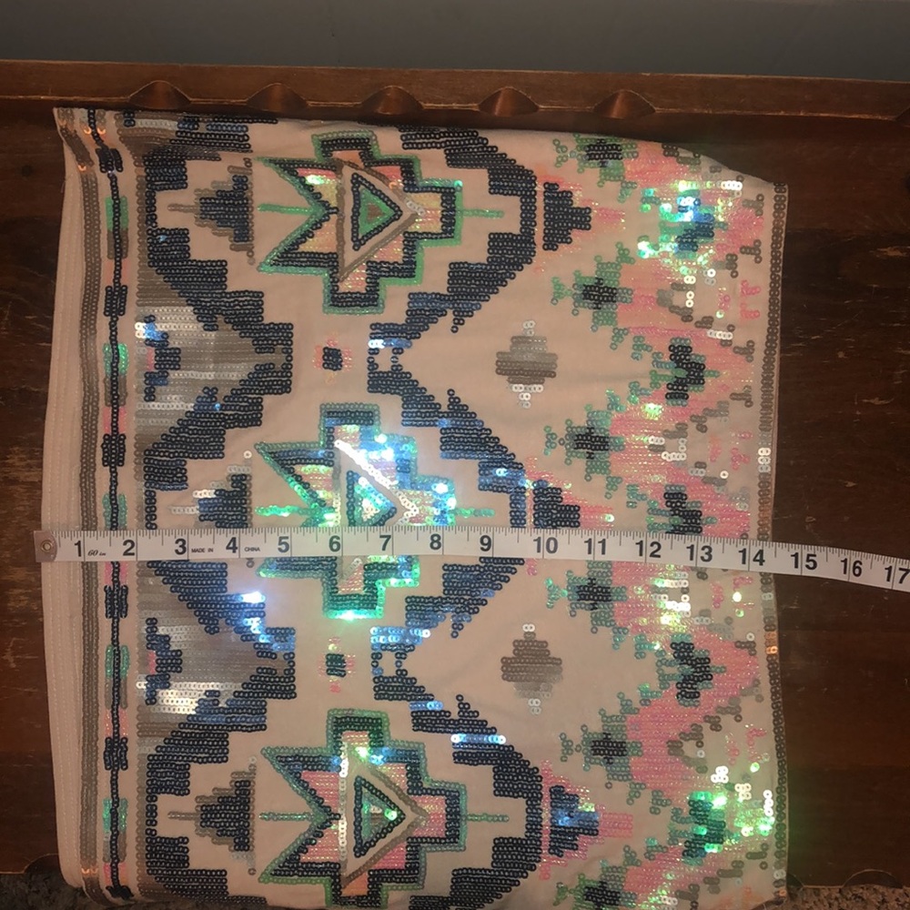 Express Sequence Mini Skirt. Size Xs - image 6